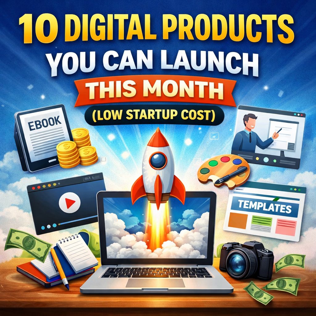 10 Digital Products You Can Launch