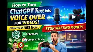 ChatGPT Text into Voice Over