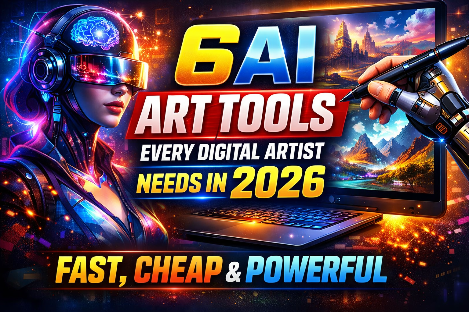 6 AI Art Tools