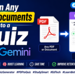 Turn Any PDF, Documents Into a Quiz with Gemini